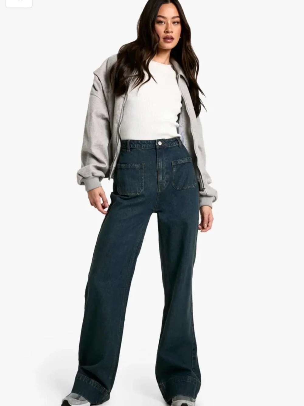 Wide-Leg High-Rise Jeans - TALL